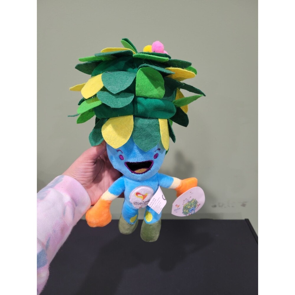 Rio 2016 Olympics Paralympic Tom the Mascot 15” Tree Flora Plush Stuffed Toy